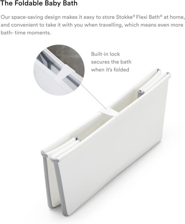 Stokke Flexi Bath + Newborn Support Bundle White - Image 4