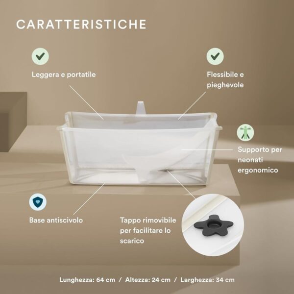 Stokke Flexi Bath Bundle Sandy Beige - Image 7