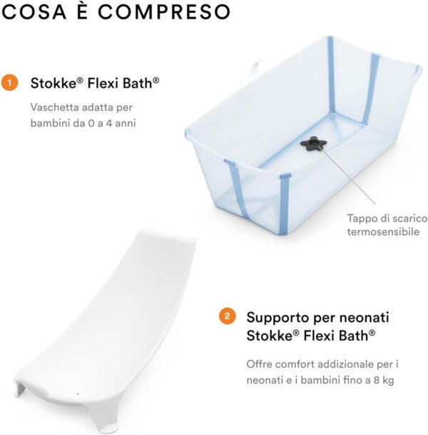 Stokke Flexi Bath Bundle Ocean Blue - Image 5