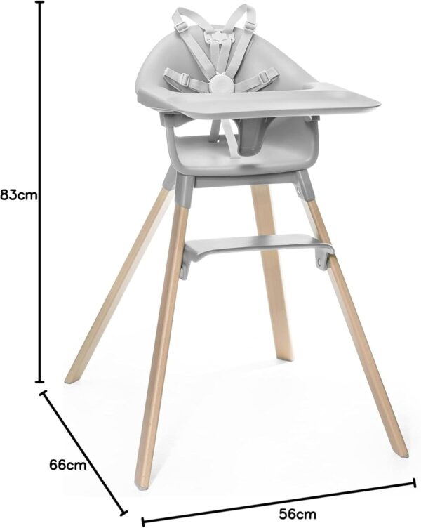 Stokke Clikk Highchair Cloud Grey - Image 3