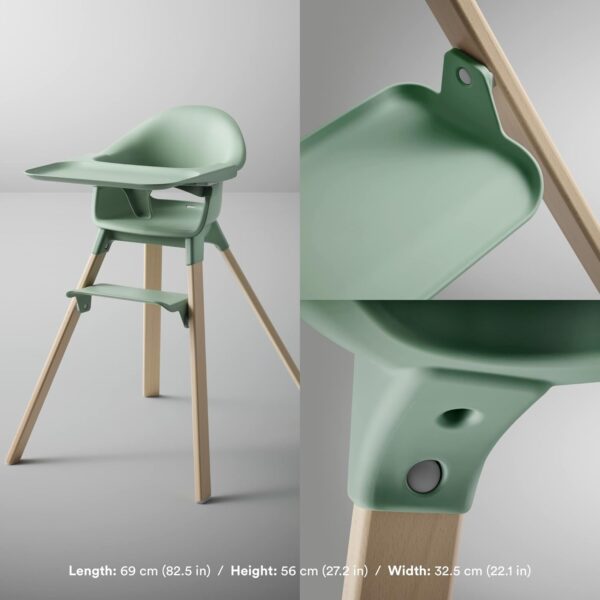 Stokke Clikk Highchair Clover Green - Image 4