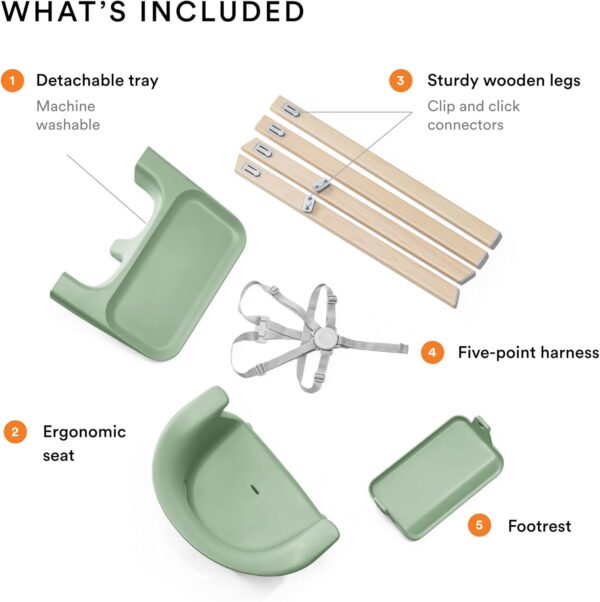 Stokke Clikk Highchair Clover Green - Image 5