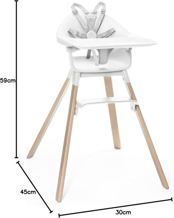 Stokke Clikk Highchair White - Image 3