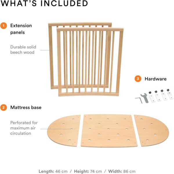 Stokke Sleepi Bed Extension Natural - Image 3
