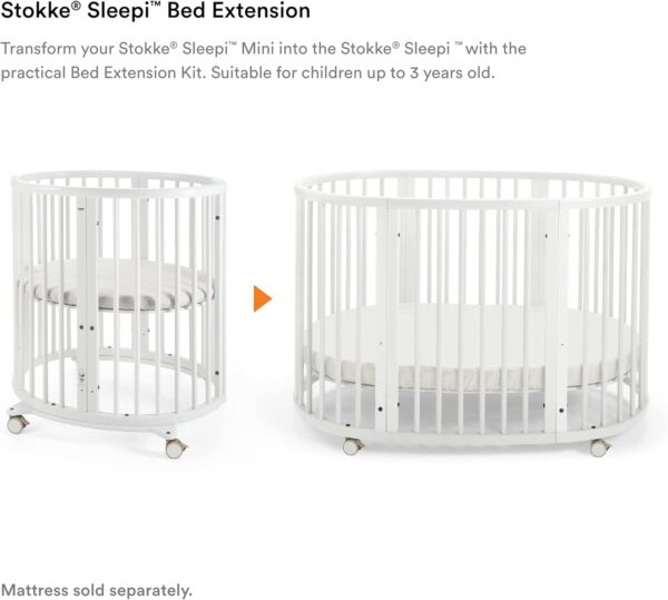 Stokke Sleepi Bed Extension White - Image 2
