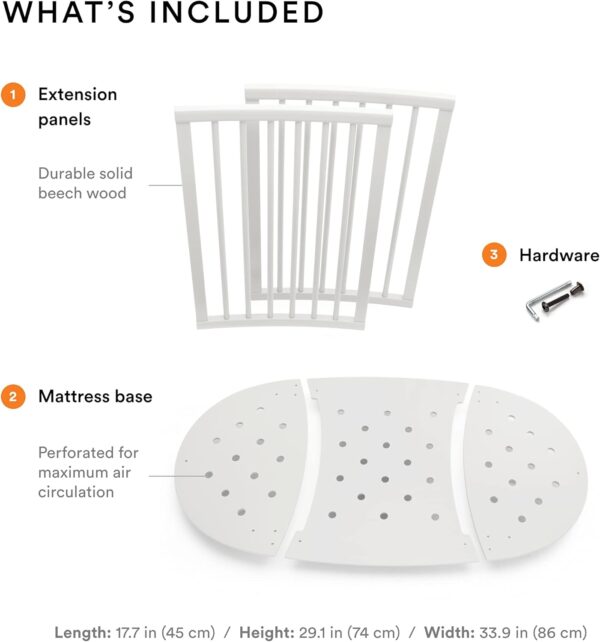 Stokke Sleepi Bed Extension White - Image 3
