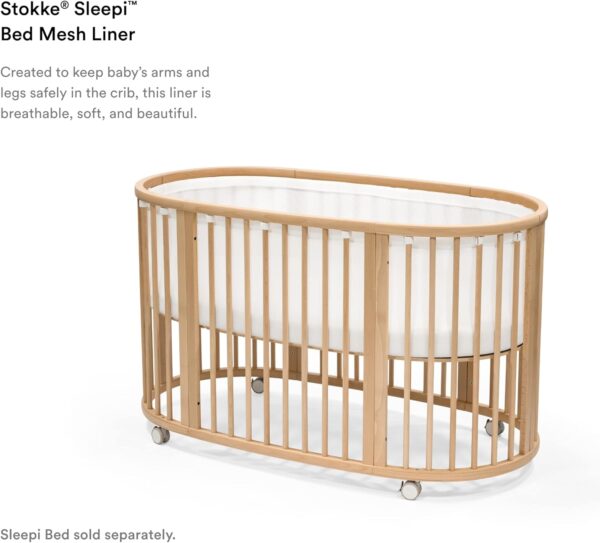 Stokke Sleepi Bed Mesh Liner White - Image 2
