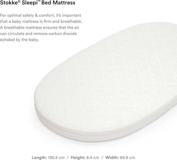 Stokke Sleepi Mini Mattress White - Image 2
