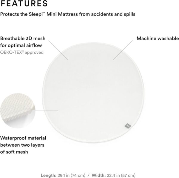 Stokke Sleepi Bed Protection Sheet White