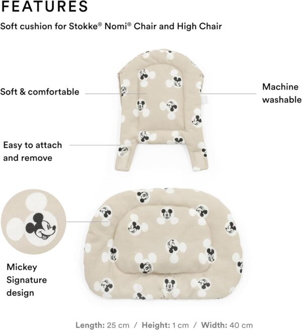 Stokke Nomi Cushion Mickey Signature - Image 3