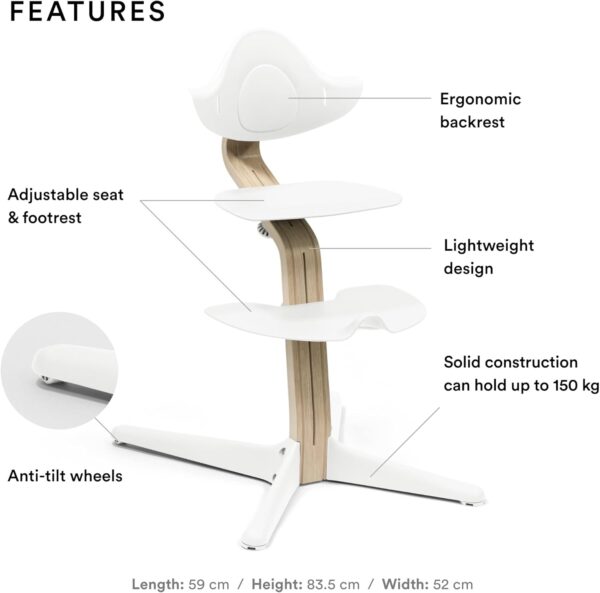 Stokke Nomi Chair White - Image 3