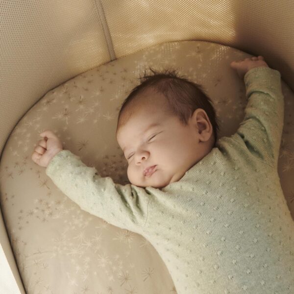 Stokke Snoozi Fitted Sheet 2 Pack Ocs Vanilla Dandelion - Image 4