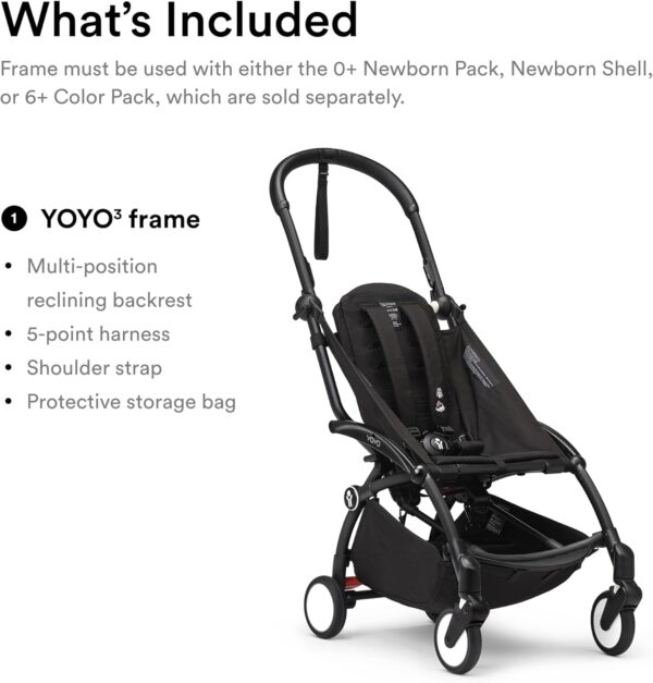 Stokke YOYO3 Frame Black - Image 3