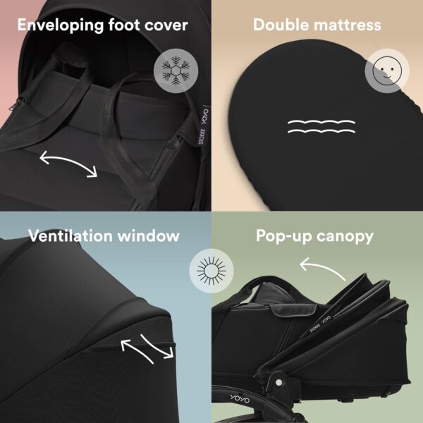 Stokke YOYO newborn shell Black - Image 3
