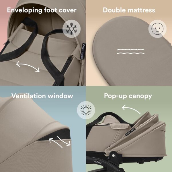 Stokke YOYO newborn shell - Taupe - Image 6