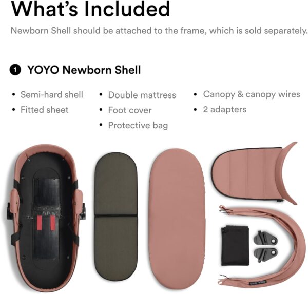 Stokke YOYO newborn shell Ginger - Image 2