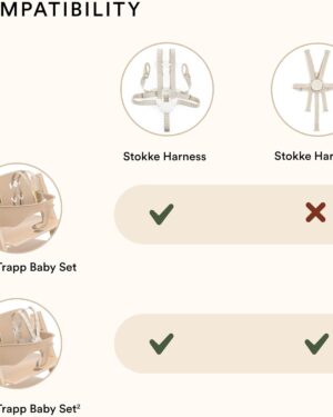 Stokke Tripp Trapp Harness Beige V2