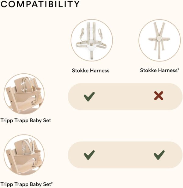 Stokke Tripp Trapp Harness Beige V2