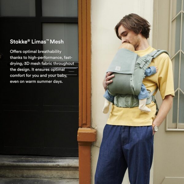 Stokke Limas Carrier Mesh Glacier Green - Image 5