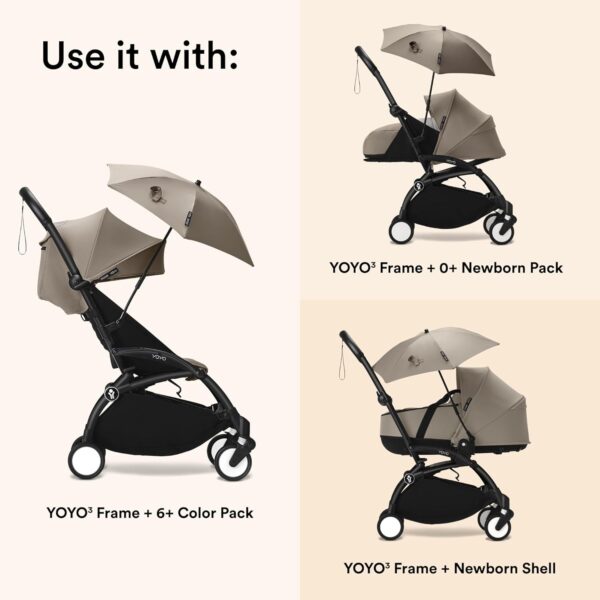 Stokke YOYO parasol - Taupe - Image 3