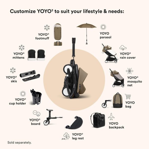 Stokke YOYO parasol - Toffee - Image 5