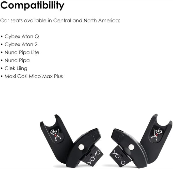 Stokke YOYO car seat adapters Black - Image 2