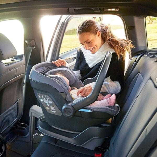 UPPAbaby Mesa I Size Infant Car Seat Jordan/Greyson Charcoal Mélange - Image 9