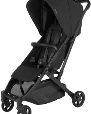 UPPAbaby Minu V2 Stroller Jake Charcoal Carbon Frame Black Leather