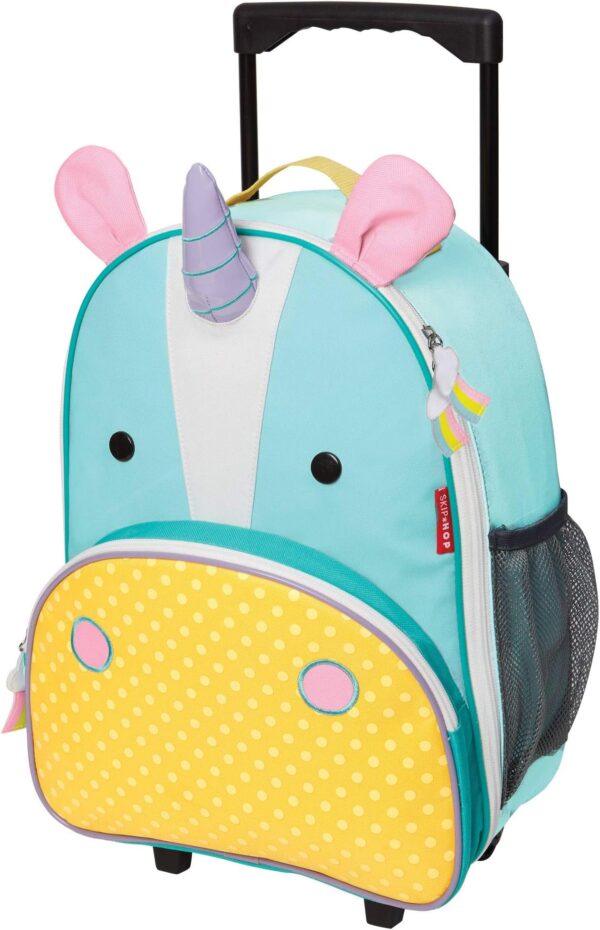 Skip Hop Zoo Kids Rolling Luggage Unicorn - Image 2