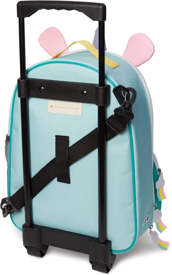 Skip Hop Zoo Kids Rolling Luggage Unicorn - Image 3