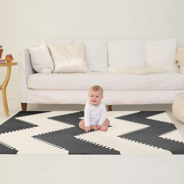 Skip Hop Playspot Geo Floor Tiles Black & Cream - Image 3