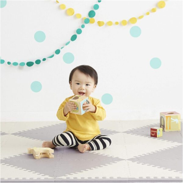 Skip Hop Playspot Geo Floor Tiles Grey & Cream - Image 4