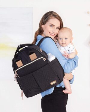 Skip Hop Suite 6 Piece Backpack Set Black Black