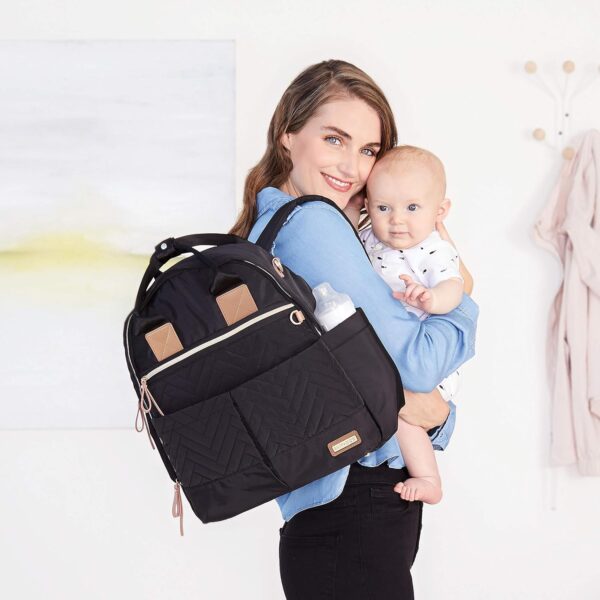 Skip Hop Suite 6 Piece Backpack Set Black Black