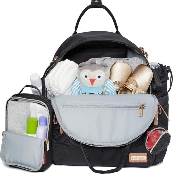 Skip Hop Suite 6 Piece Backpack Set Black Black - Image 5