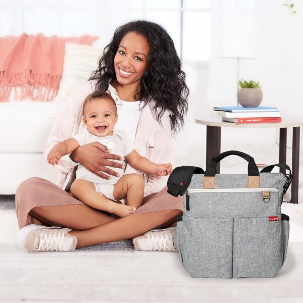 Skip Hop Duo Signature Grey Melange - Image 3