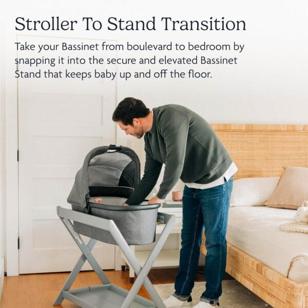 UPPAbaby Bassinet Stand Espresso - Image 6