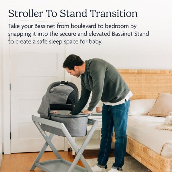 UPPAbaby Bassinet Stand Grey - Image 2