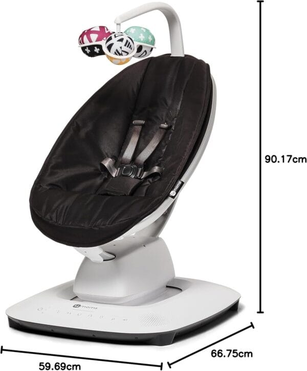 4moms MamaRoo Multi-Motion Baby Swing Black - Image 5