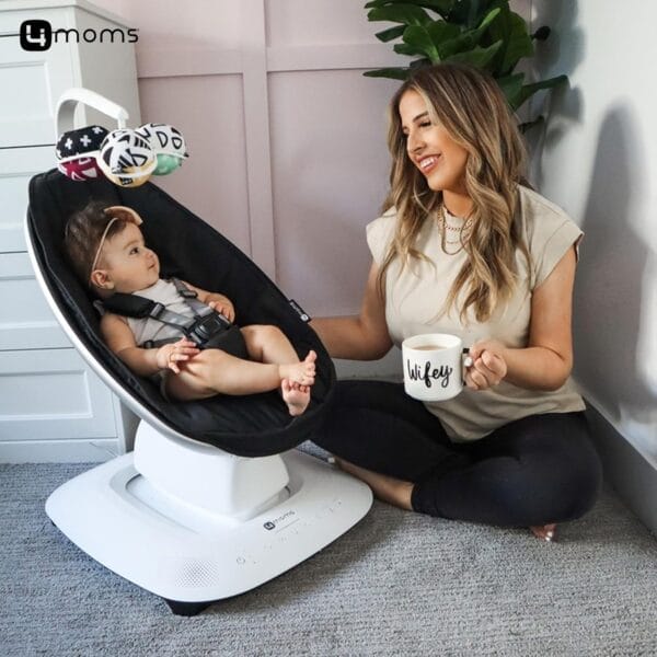 4moms MamaRoo Multi-Motion Baby Swing Black - Image 9