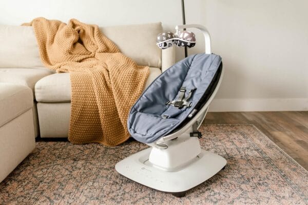 4moms Mamaroo Multi Motion Baby Swing Slate Blue - Image 4