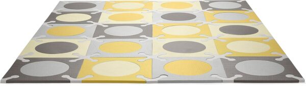 Skip Hop Playspot Floor Tiles Gold & Grey - Image 2