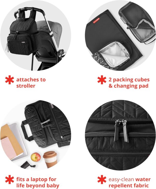 Skip Hop Forma Backpack Jet Black - Image 5