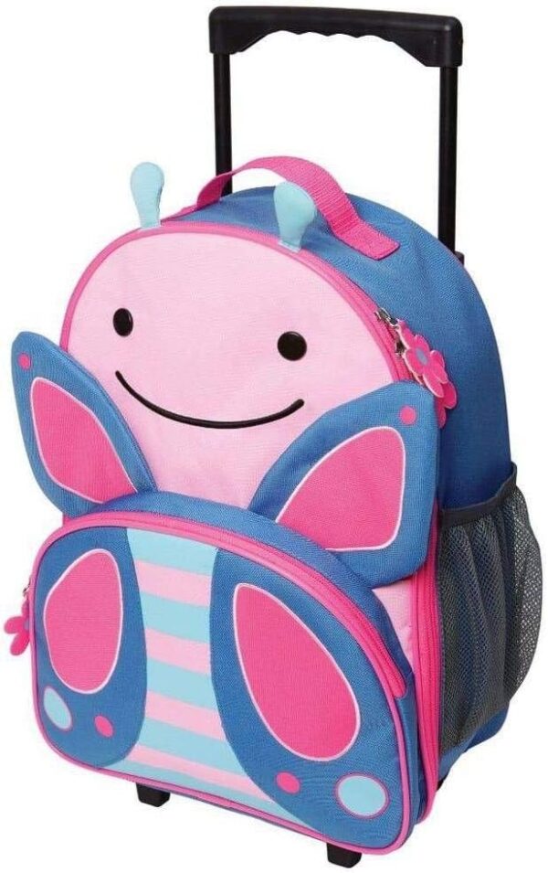 Skip Hop Zoo Kids Rolling Luggage Butterfly - Image 2