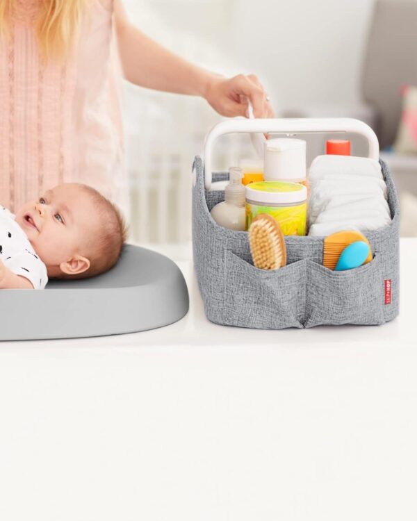 Skip Hop Light Up Diaper Caddy Grey