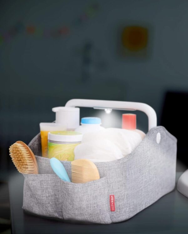 Skip Hop Light Up Diaper Caddy Grey - Image 2