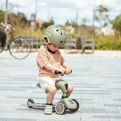 Scoot & RideKid Helmet S M Olive - Image 2