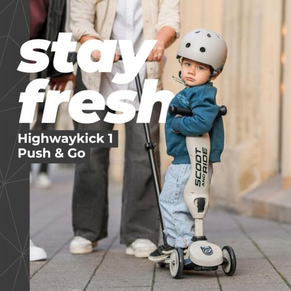 Scoot & RideHighwaykick 1 Push and Go Ash - Image 6
