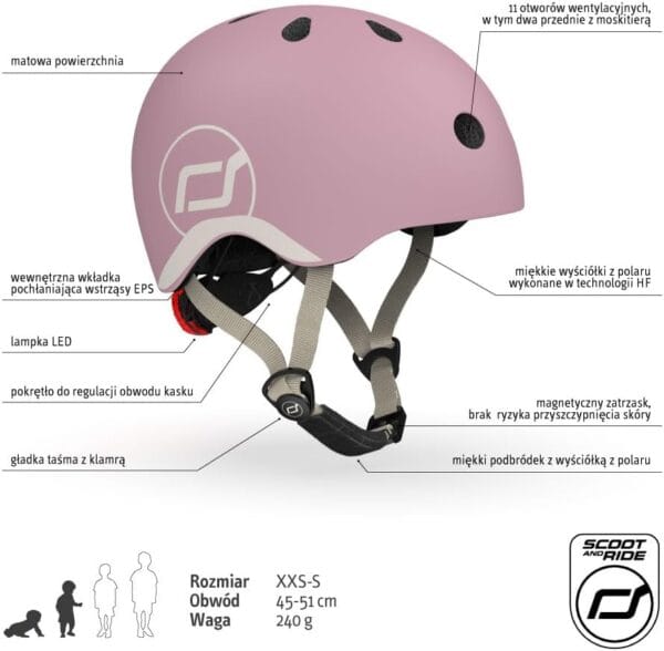 Scoot & RideBaby Helmet XXS S Wildberry - Image 8